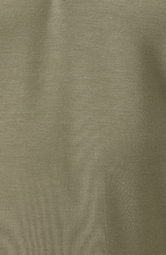 Haki Basic Modal Polo T-shirt