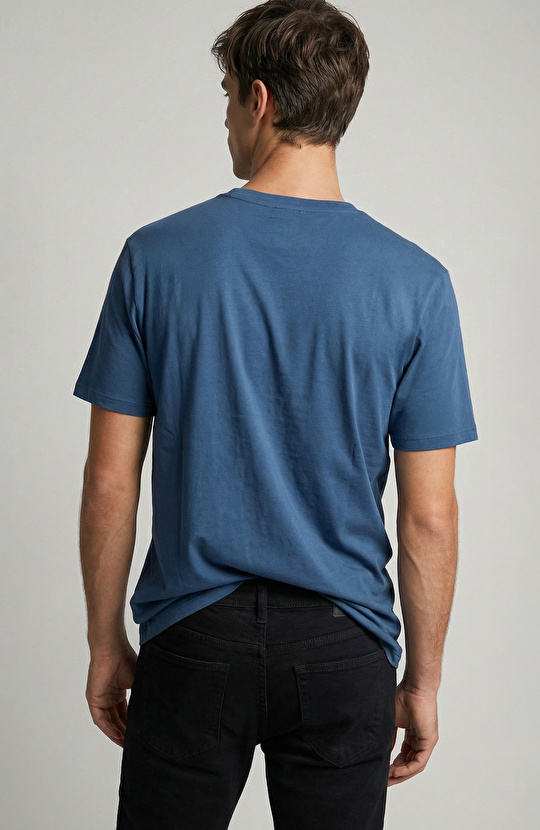 İndigo Teknik T-shirt