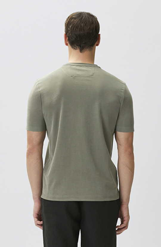 Haki Cupro Teknik T-shirt