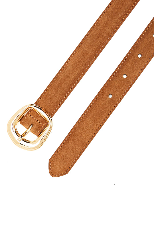 Camel Kadın Deri Kemer