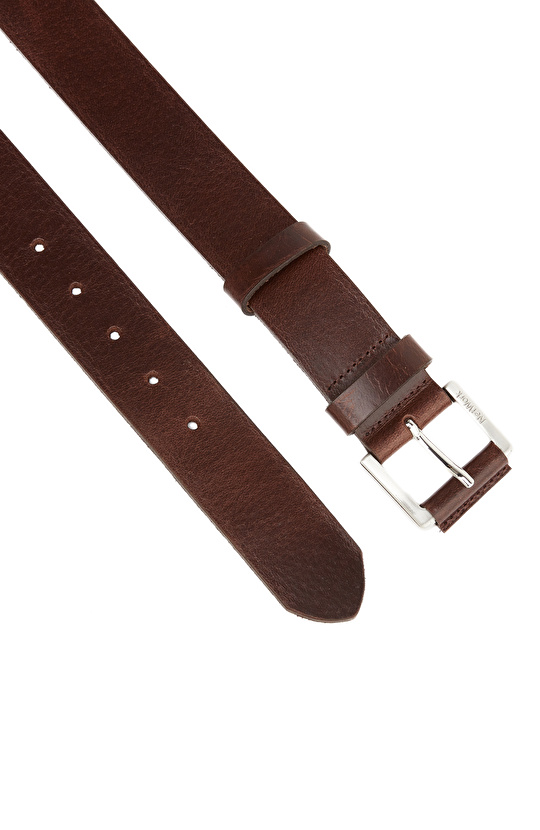 Kahverengi Tokalı Erkek Deri Kemer