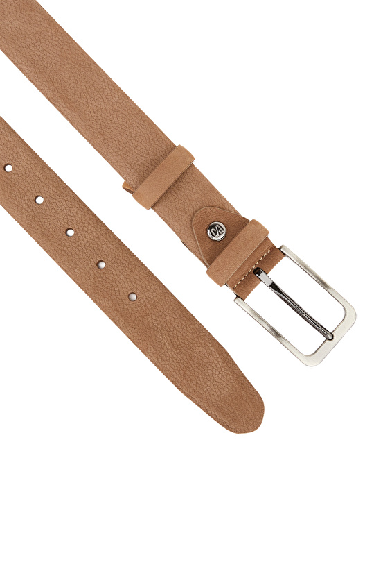 Vizon Dokulu Erkek Deri Kemer