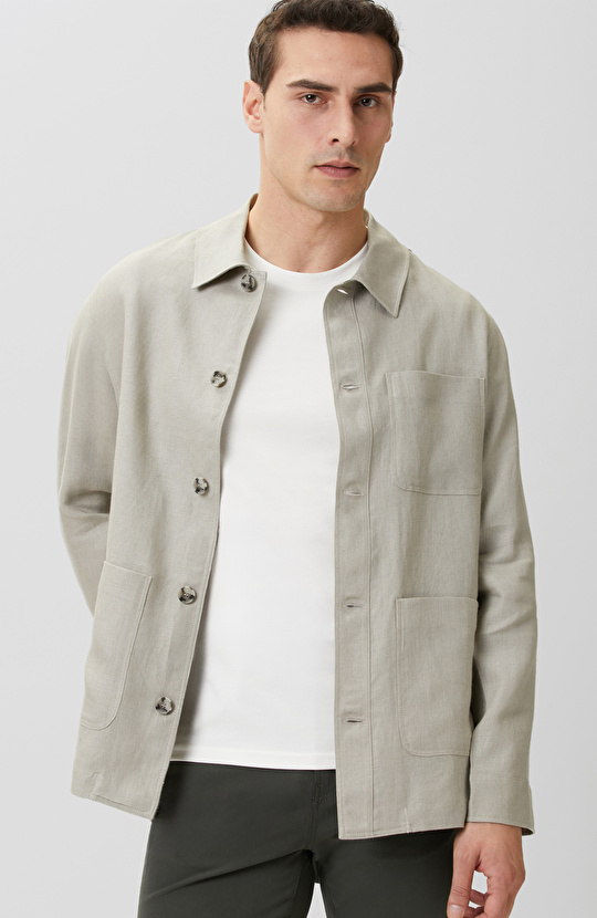 Stone Outer Shirt