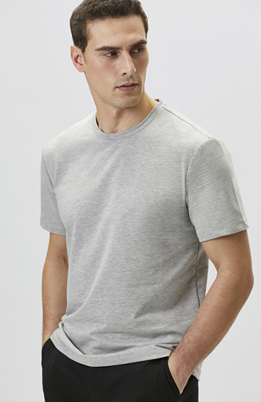 N-Tech Gri Melanj T-shirt