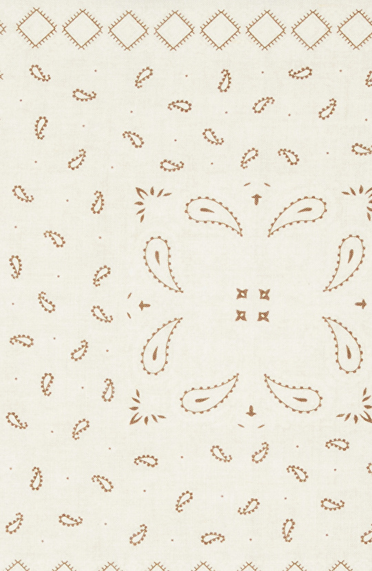 Cream Blue Linen Bag Wipes