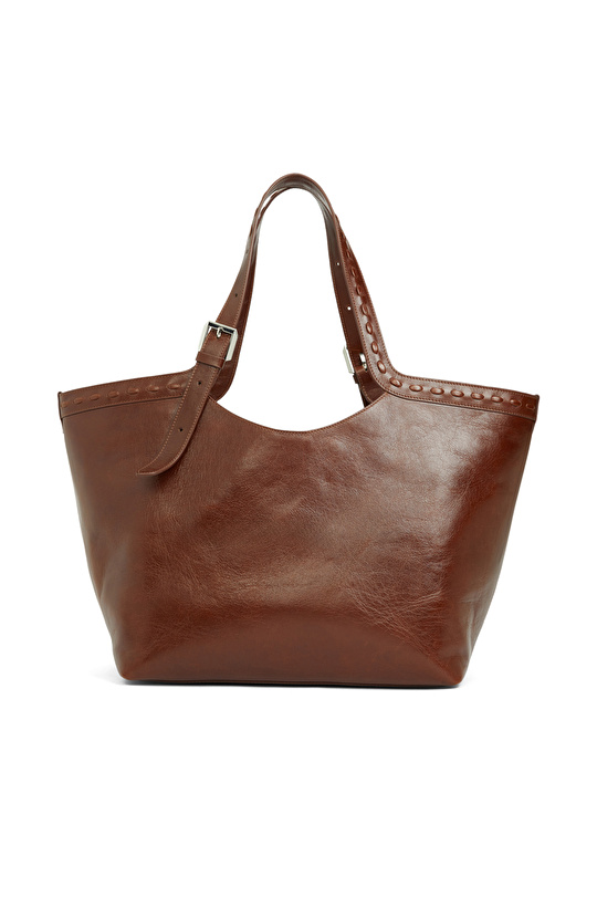 Kahverengi Kadın Deri Çanta