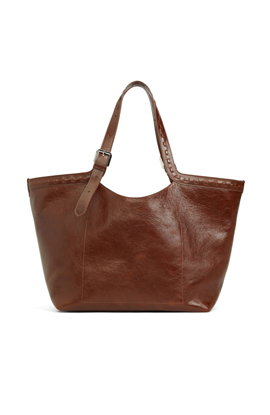 Kahverengi Kadın Deri Çanta