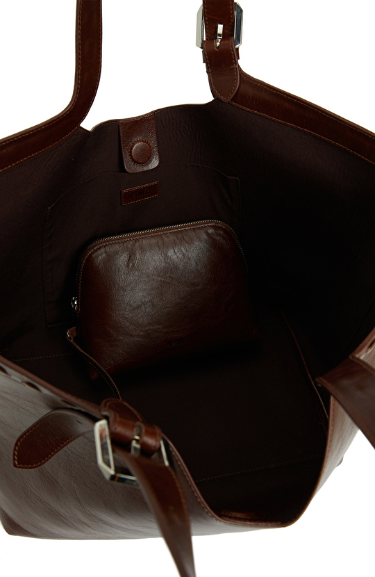 Kahverengi Kadın Deri Çanta