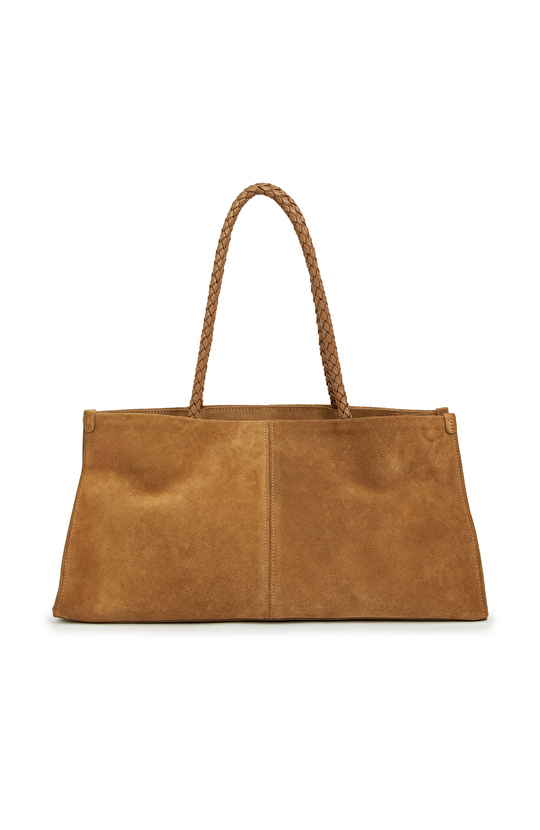 Tütün Kadın Süet Çanta