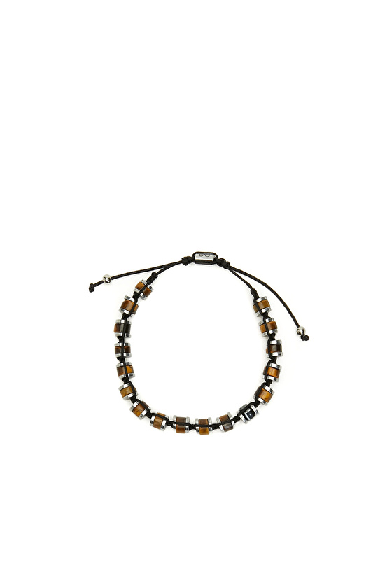 Boncuklu Erkek İpli Bileklik