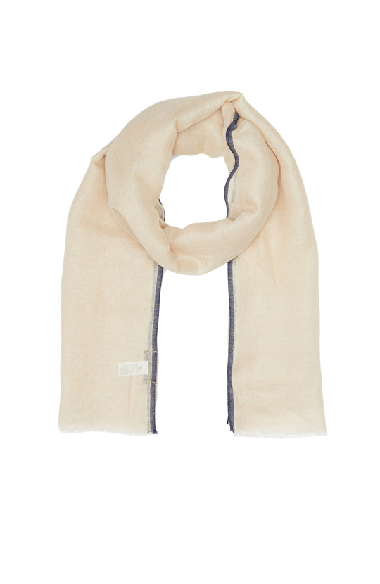 Beige Men's Linen Shawl