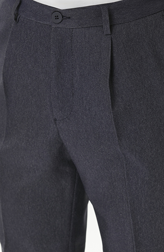 N-Tech Indigo Pleated Trousers