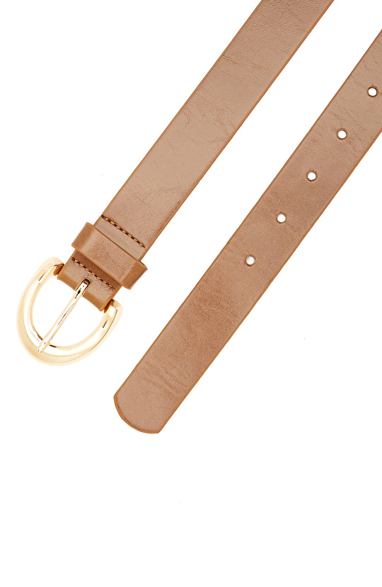 Camel Kadın Deri Kemer