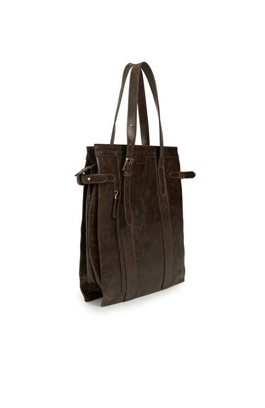 Brown Men's Leather Bag