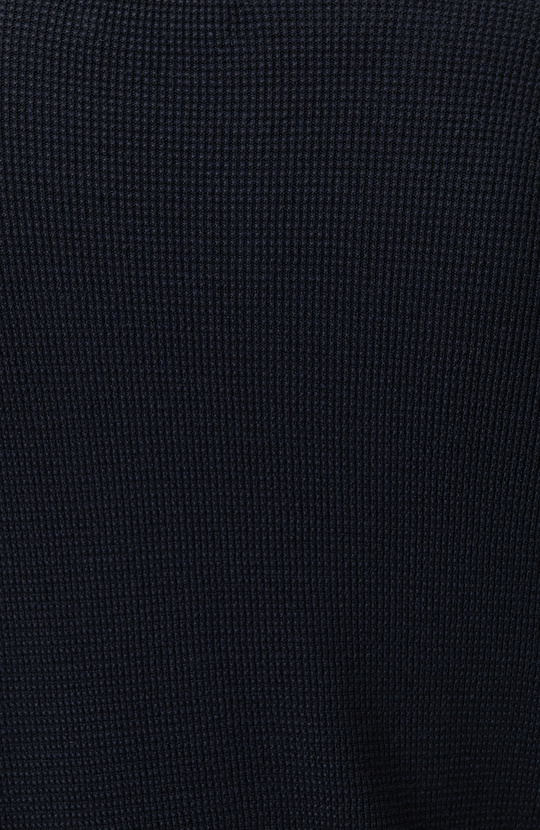 Lacivert Keten Karışımlı Triko Ceket