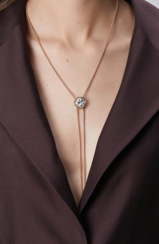 Gold Women's Long Necklace