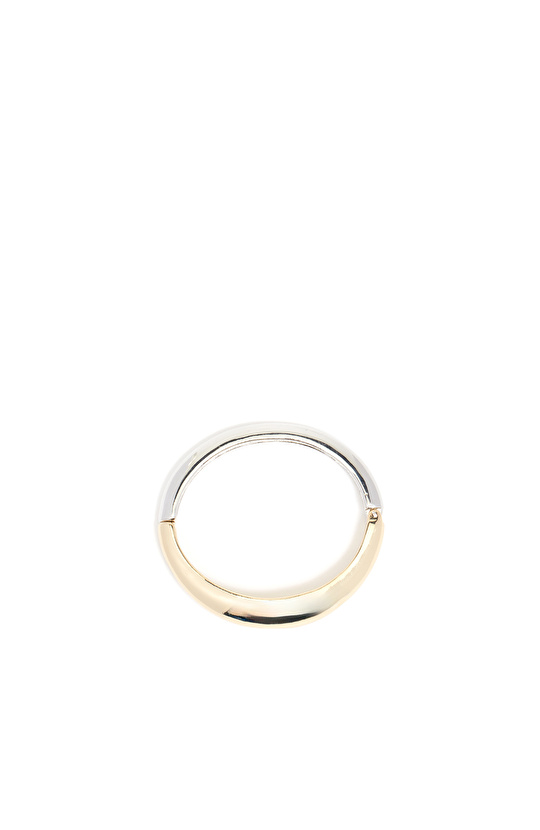 Silver Gold Kadın Metal Bileklik