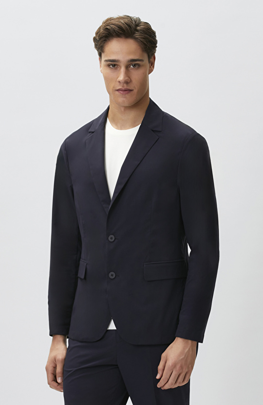 Lacivert Traveller Blazer Ceket