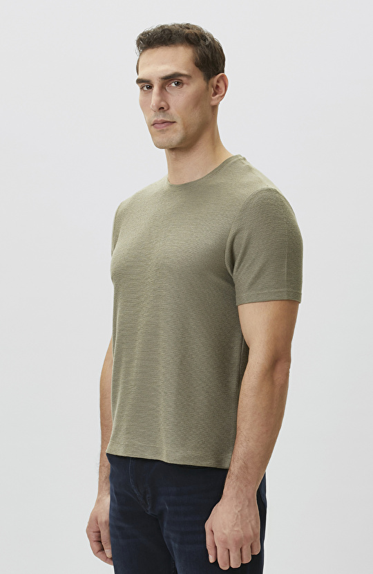 Haki Jakarlı T-shirt