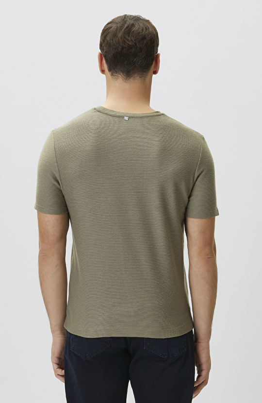 Haki Jakarlı T-shirt