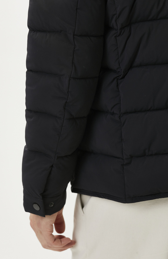 Black Knitwear Outfitting Coat Jacket