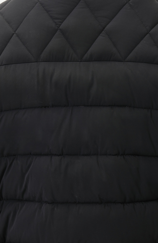 Black Knitwear Outfitting Coat Jacket