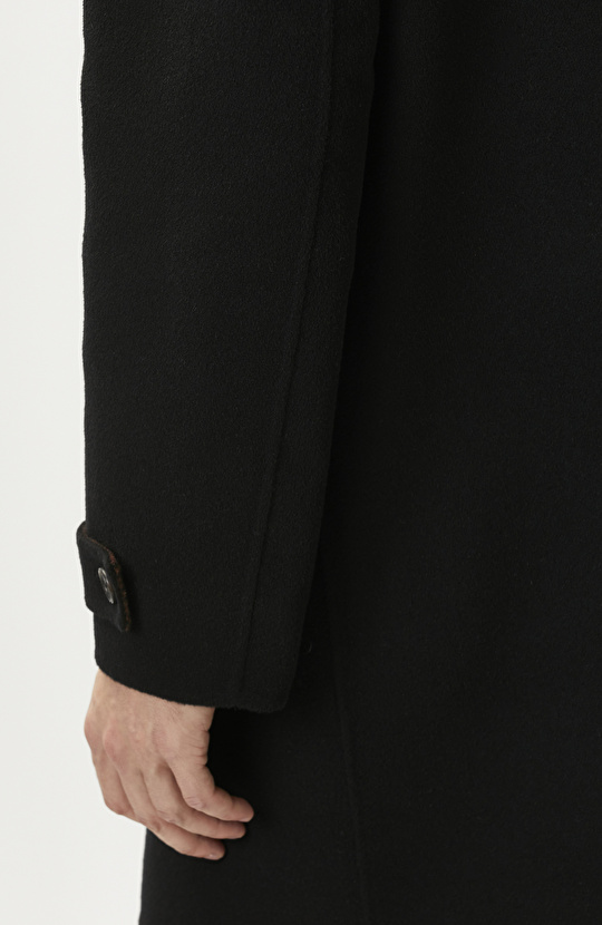 Limited Yün Karışımlı Dikişsiz Handmade Palto
