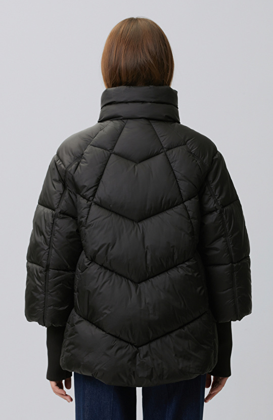 Black Oversize Puffer Coat