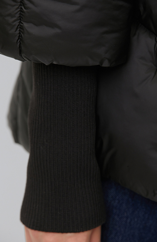 Black Oversize Puffer Coat