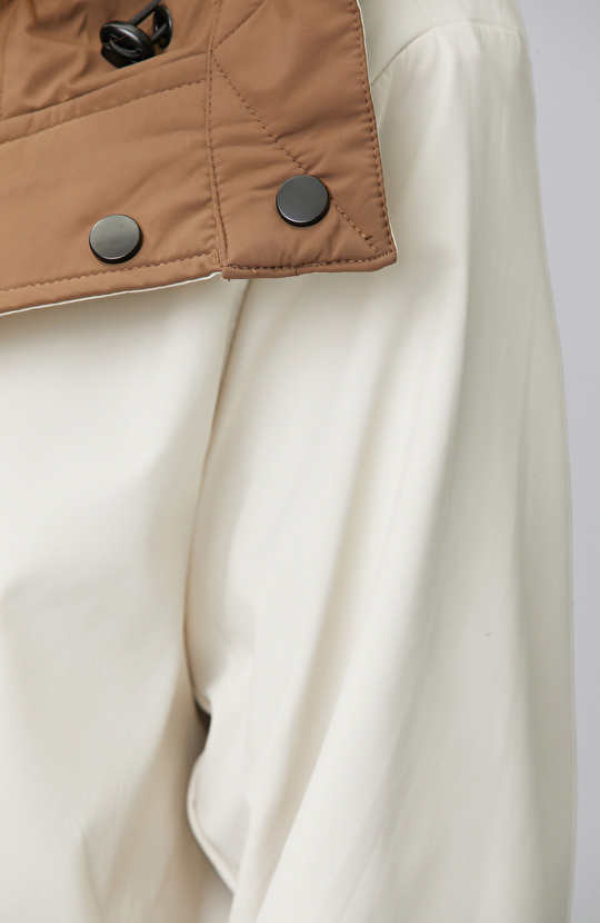 Off White Brown Double-Sided Coat