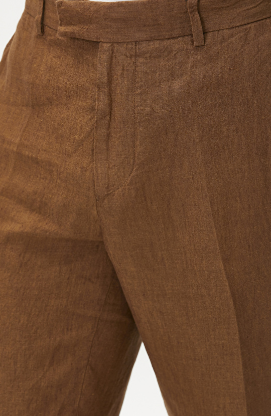 Tütün Keten Jogger Pantolon