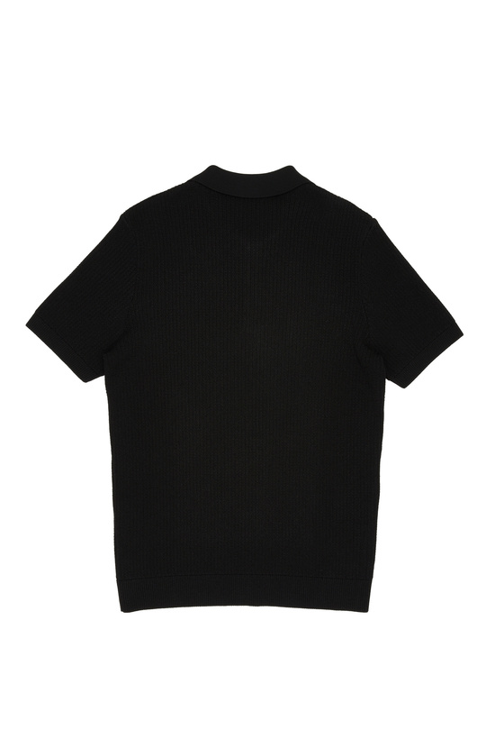 Black Rayon Knitwear Sweater