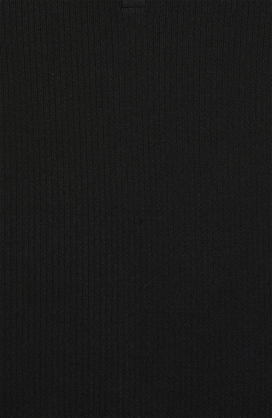 Black Rayon Knitwear Sweater