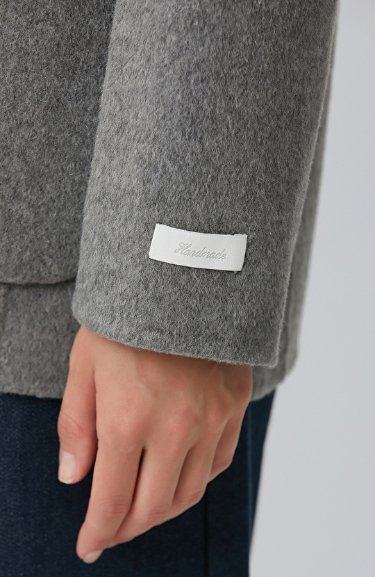 Limited Anthracite Wool Blend Double Sided Jacket