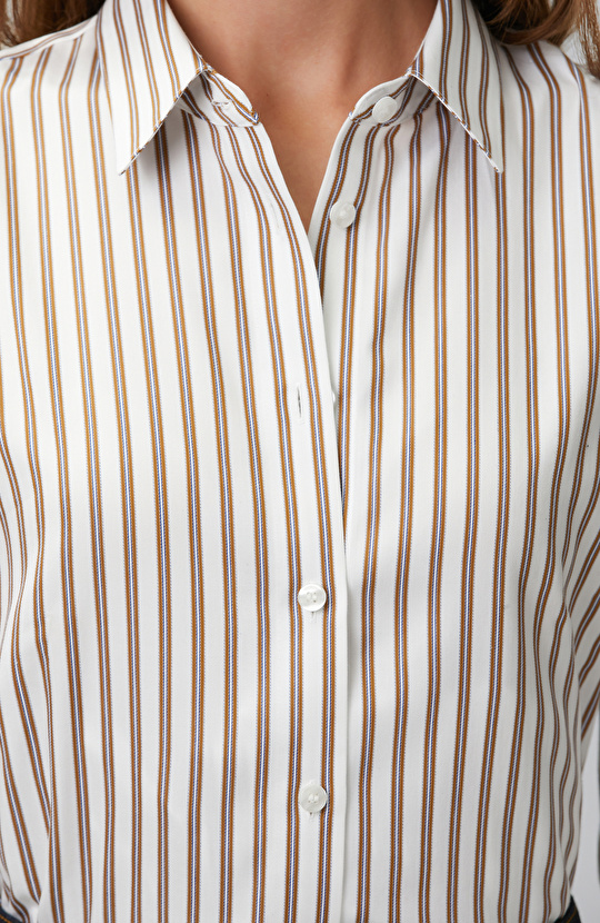 Camel Ekru Non-Iron Gömlek