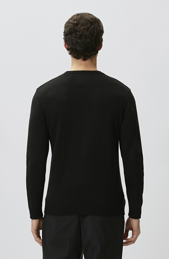 Limited Siyah Kaşmir Kazak