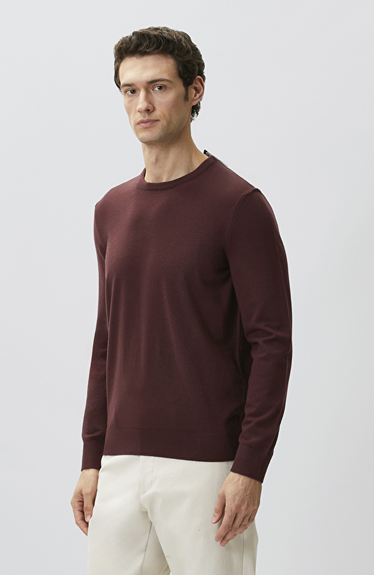 Bordo Basic Triko Kazak