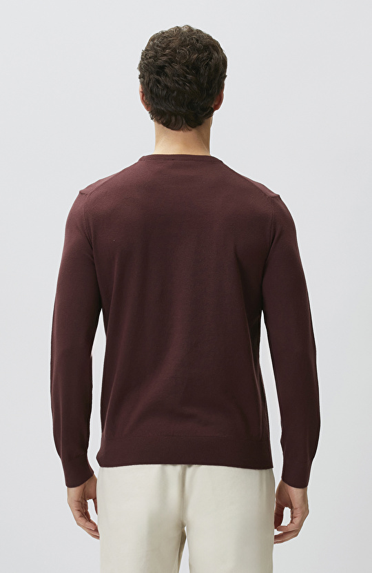 Bordo Basic Triko Kazak