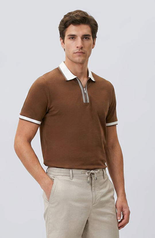 Kahverengi Pike T-shirt
