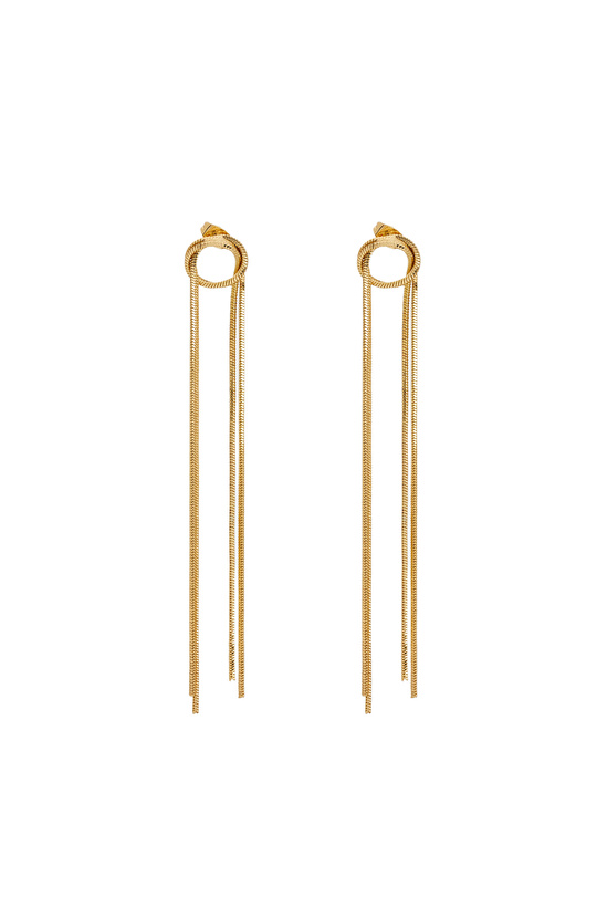 Gold Dangle Women's Earrings
