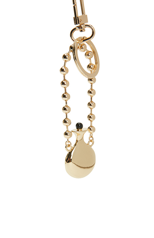 Gold Charm Keychain