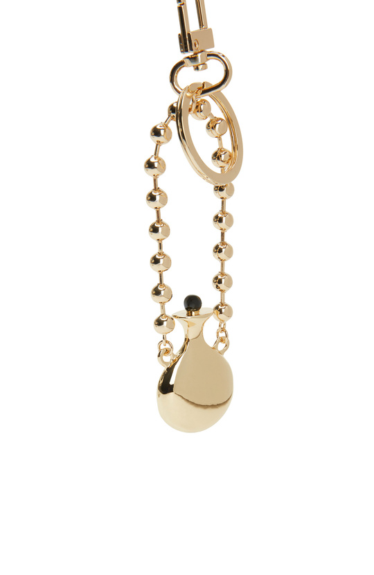 Gold Charm Keychain