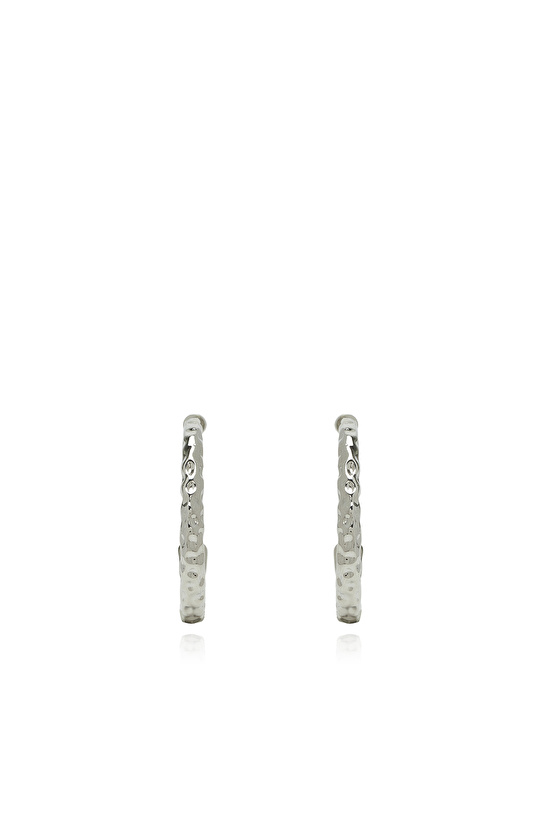 Silver Halka Küpe