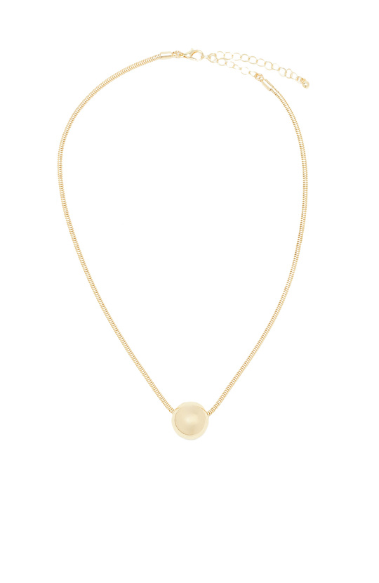 Gold Top Detaylı Kadın Kolye