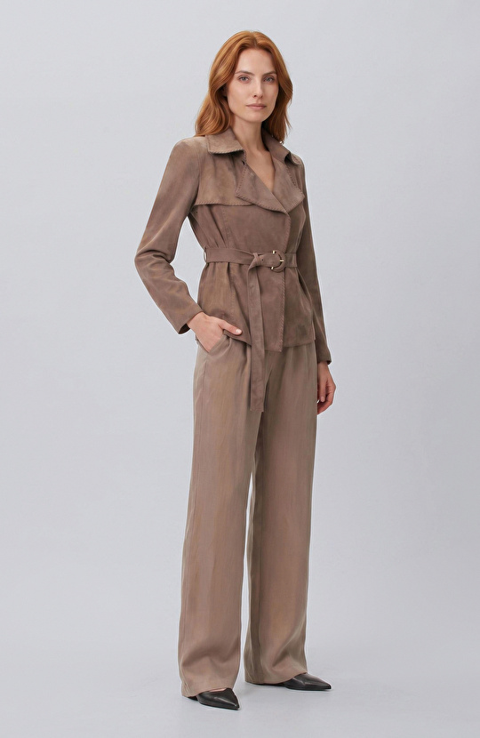 Vizon Cupro Pantolon