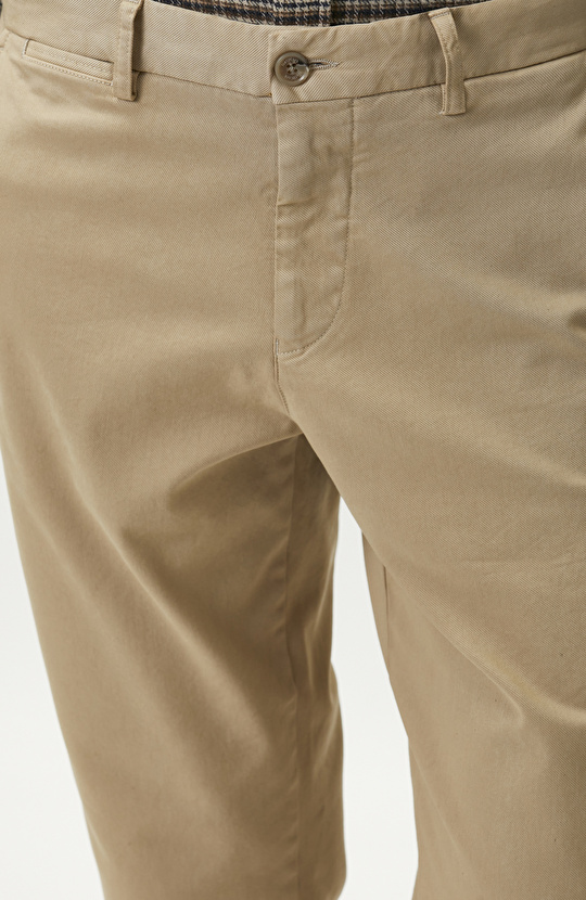 Bej Modallı Pantolon