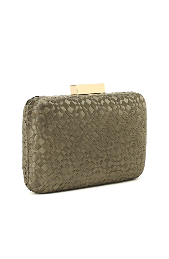 Haki Desenli Kadın Clutch