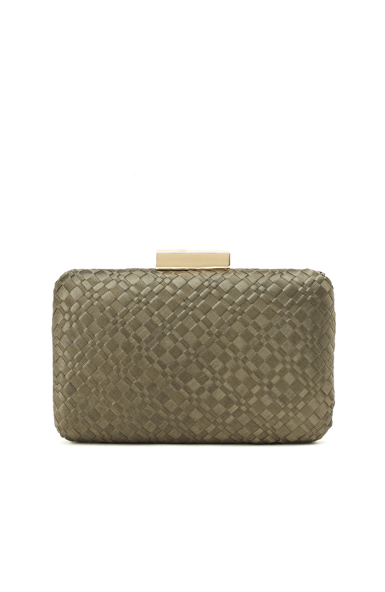 Haki Desenli Kadın Clutch