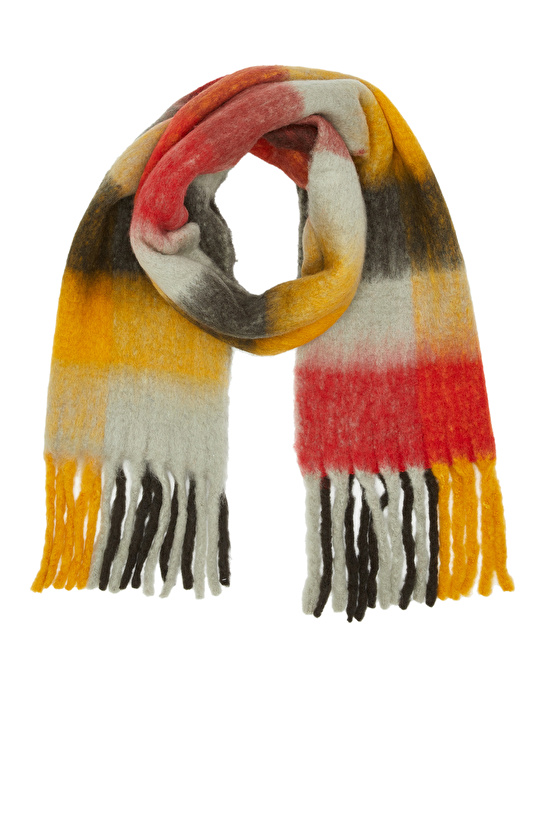 Colorblocked Women's Thick Scarf
