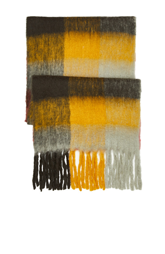 Colorblocked Women's Thick Scarf